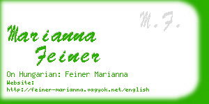 marianna feiner business card